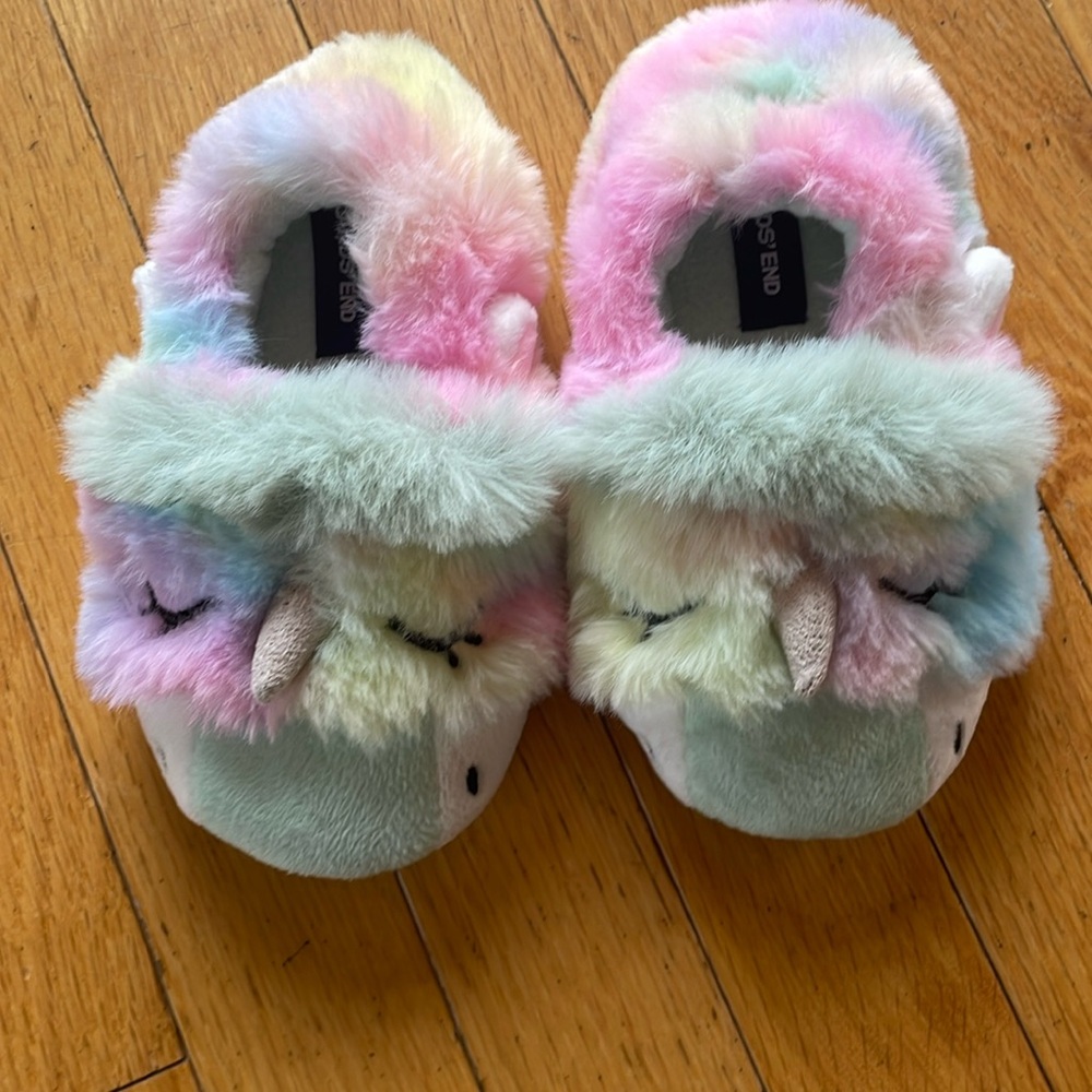Unicorn Slippers. Worn once.